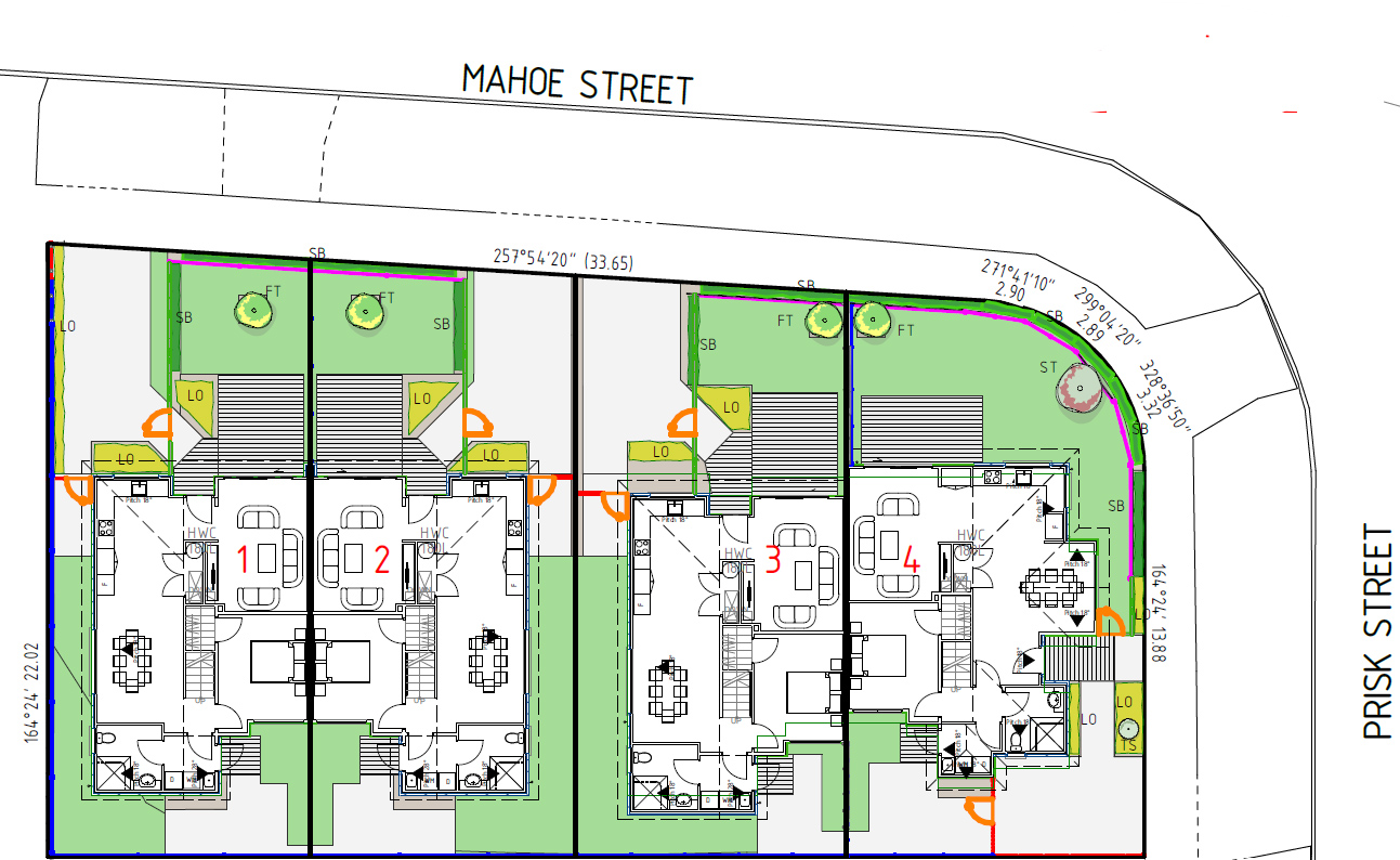 Mahoe Street Hamilton site plan