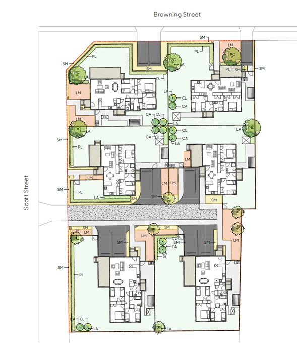 Browning St and Scott St Cambridge site plan AR109500