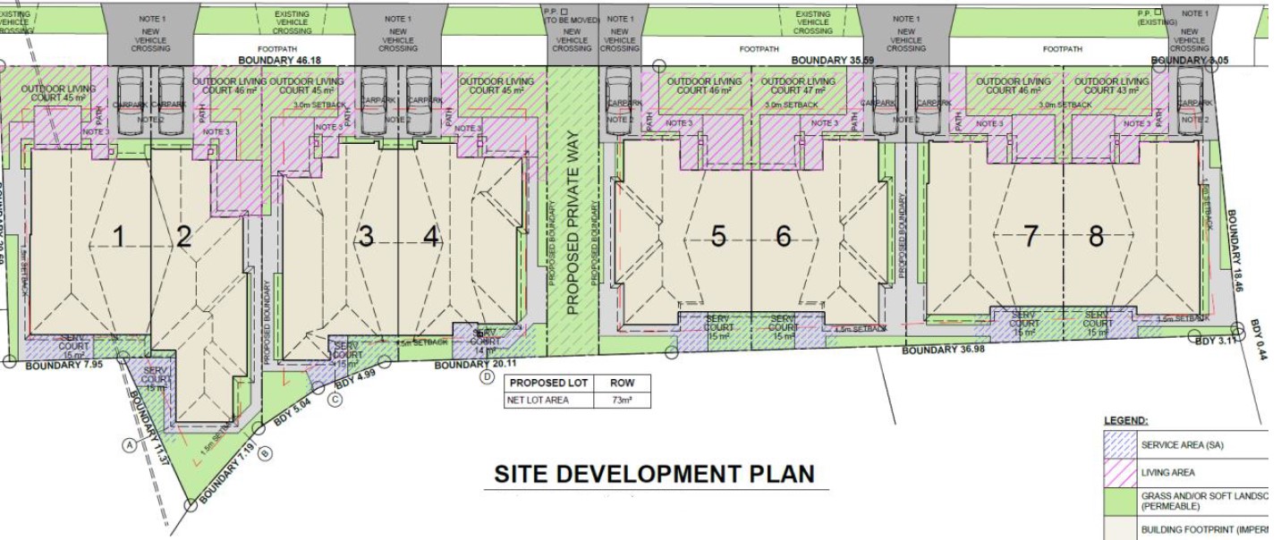 Garrick Road Hamilton site plan AA110664