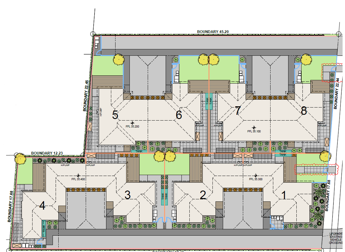 Heath Street Hamilton site plan